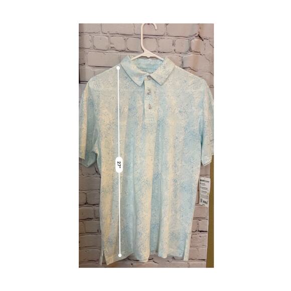 Jack Nicklaus Eco Choice Golf Polo Shirt Moisture Wicking Light Blue Men’s S - Picture 4 of 7